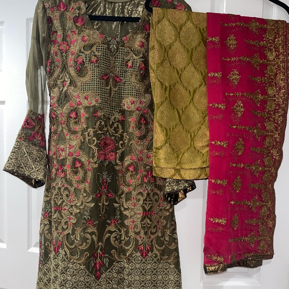 Maria B MBroidered collection 3 pc suit, wedding, parties
